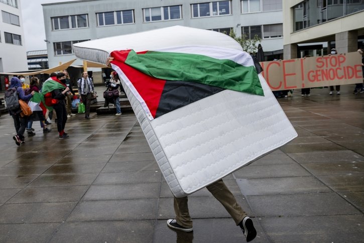 A l'EPFL, l'occupation pour Gaza tourne court