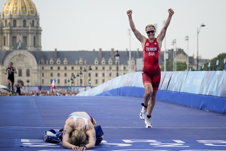 Triathlon: Julie Derron revient de loin, presque de nulle part