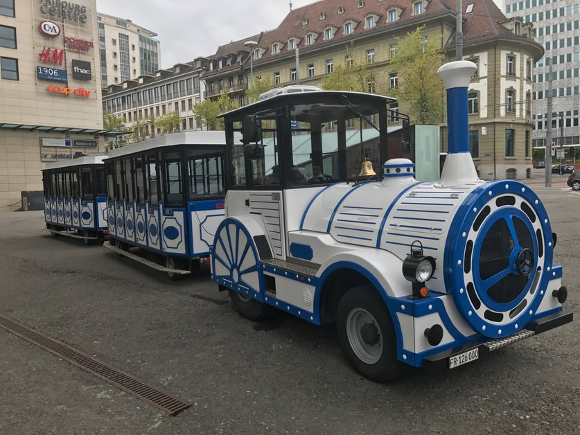 Petit train Fribourg, Audioguidé