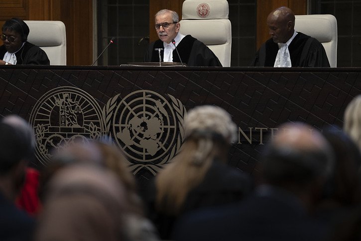 Les juges de La Haye ont donné suite à une demande de l'Afrique du Sud. Israël doit cesser immédiatement son offensive à Gaza. © KEYSTONE/AP/Peter Dejong