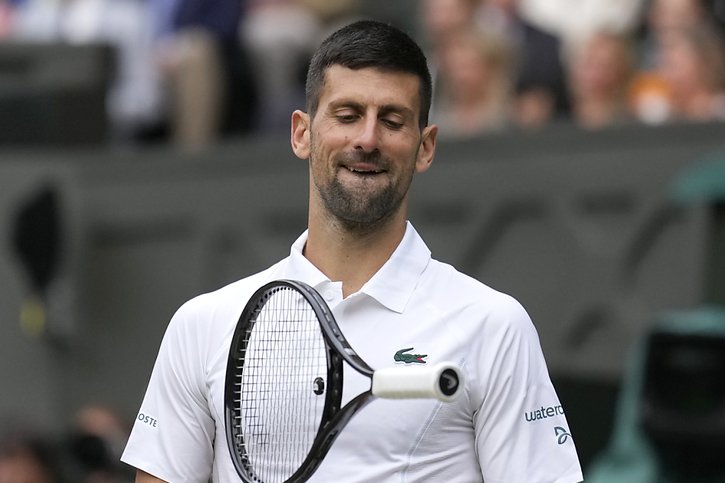 Djokovic défiera Alcaraz en finale à Wimbledon, comme l'an dernier © KEYSTONE/AP/Mosa'ab Elshamy