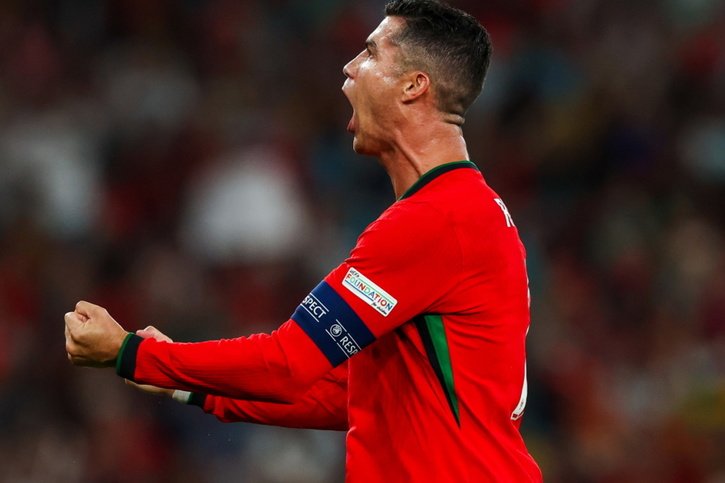 Cristiano Ronaldo a inscrit le but de la victoire face à l'Ecosse dimanche © KEYSTONE/EPA/JOSE SENA GOULAO