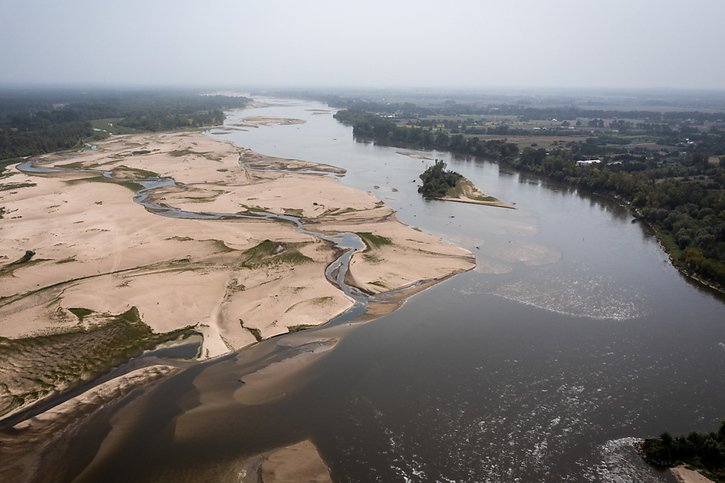 La Pologne a subi plusieurs épisodes de sécheresse ces dernières années, impactant notamment fortement le débit de la Vistule (archives). © KEYSTONE/EPA PAP/ANDRZEJ LANGE