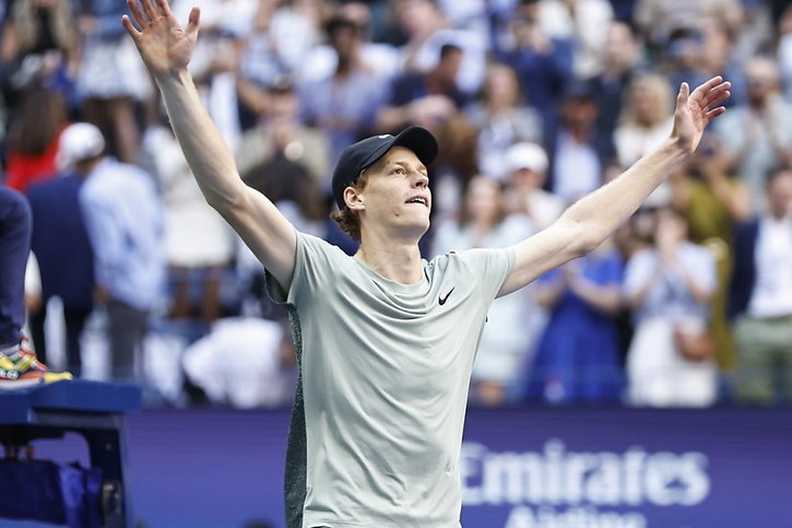 Jannik Sinner a "l'impression d'avoir grandi" durant l'US Open © KEYSTONE/EPA/JUSTIN LANE