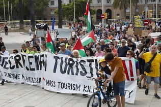 Manifestation à Barcelone contre le tourisme de masse